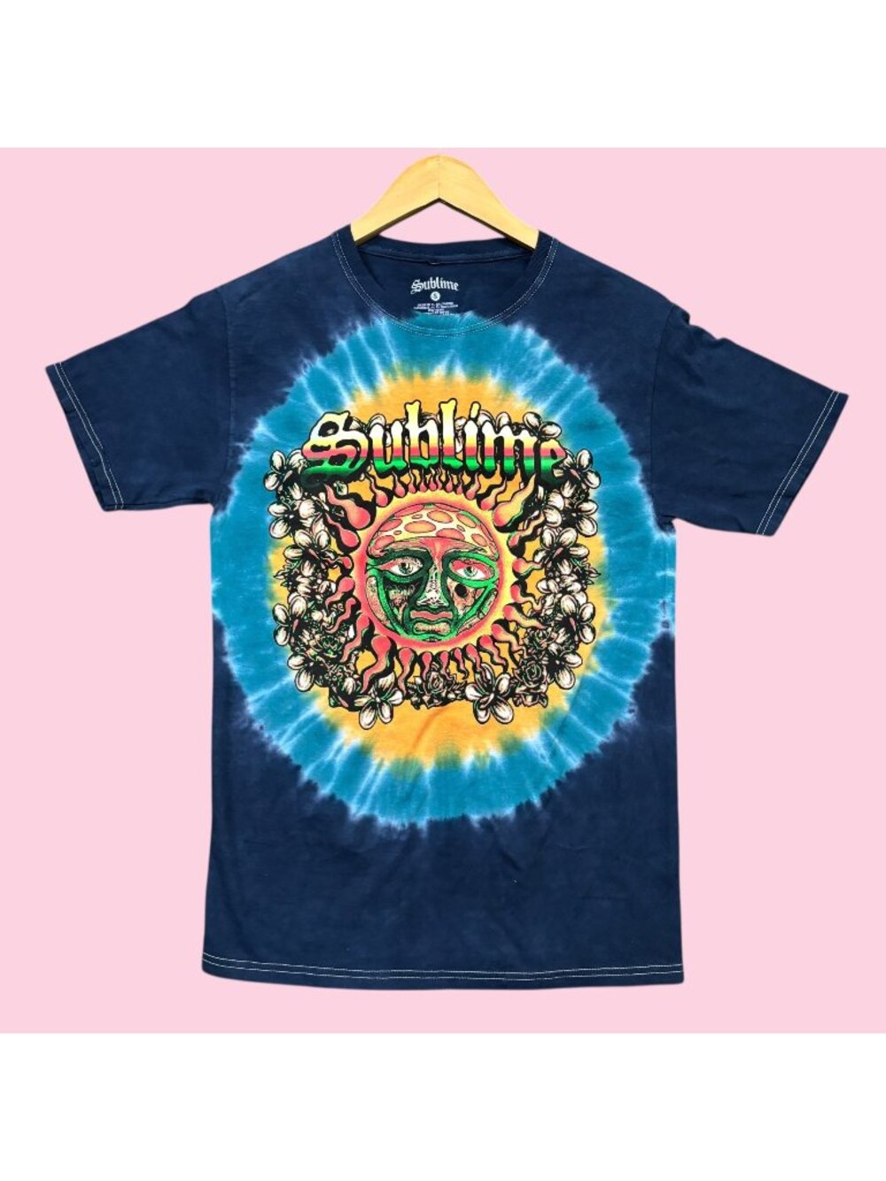 Sublime 40oz to Freedom Rock Band Tie-Dye Tee S